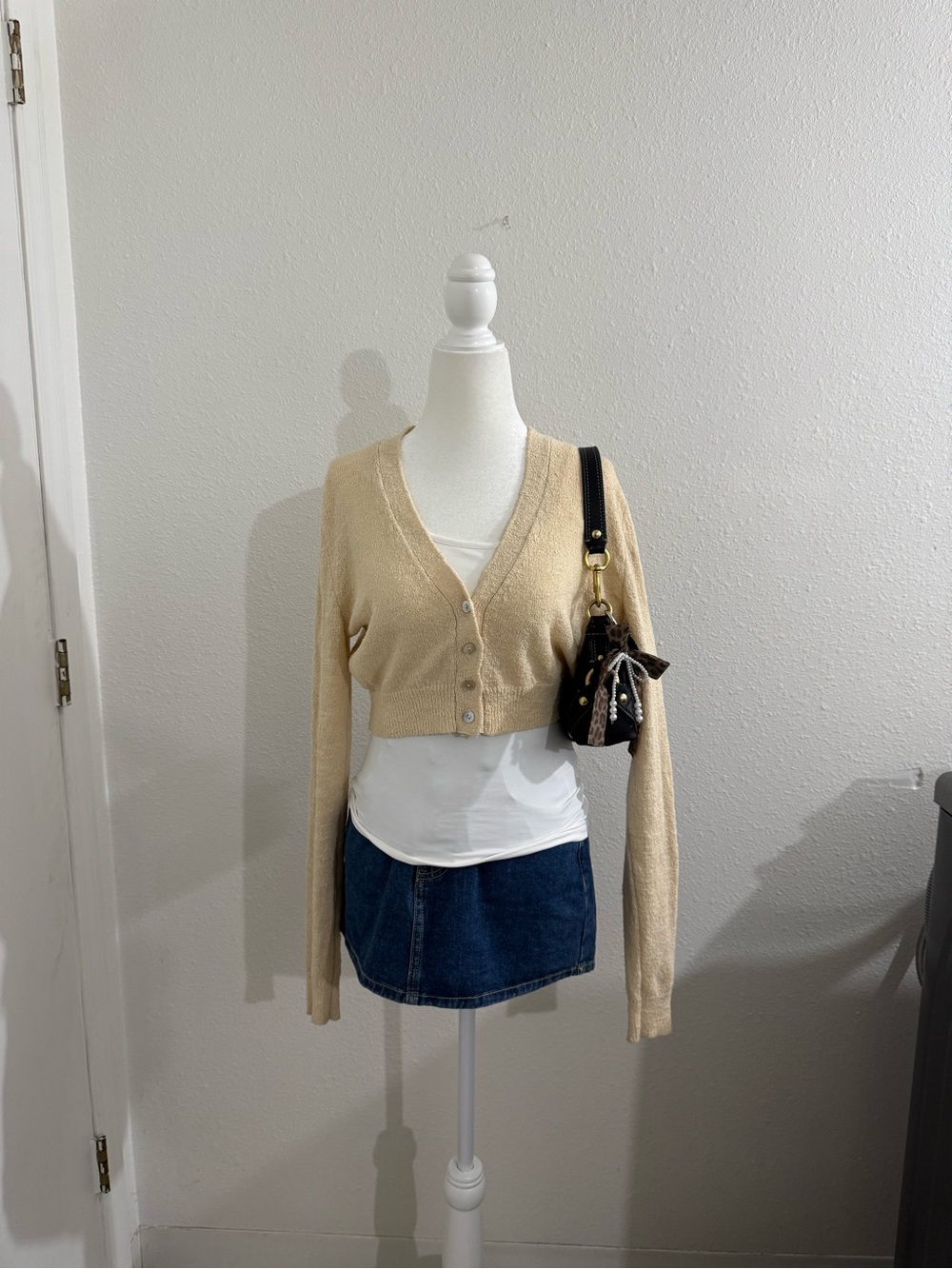Butter yellow Zara cardigan
